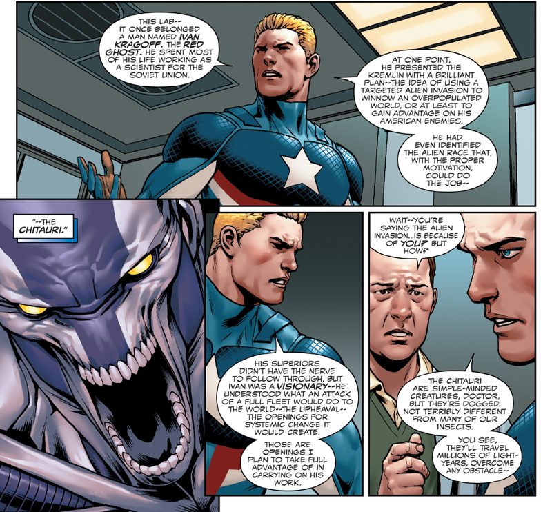 Illustration for article titled Your Guide to Steve Rogers' Terrible, Horrible, No Good, Very Evil Year